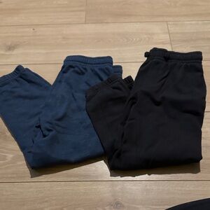 Athletic Works Kids Blue and Black Joggers